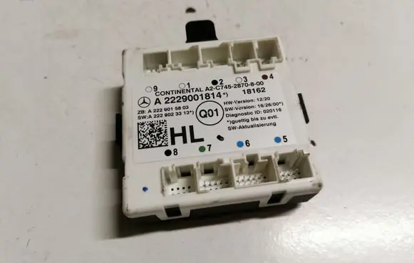 Mercedes-Benz C W205 Door control unit/module A2229001814
