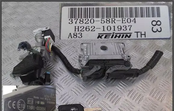 Honda Jazz Engine ECU kit and lock set 3782058RE04