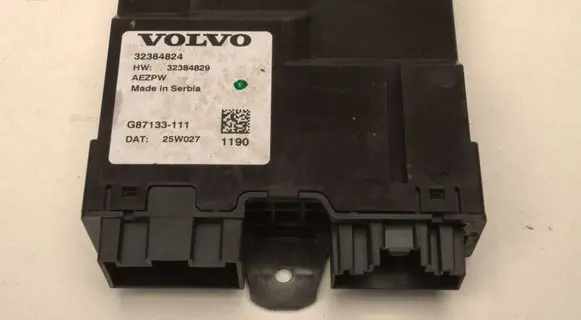 Volvo V60 Trunk lid opening control unit 32384824