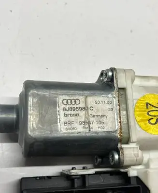 Audi TT TTS Mk2 Front door window regulator with motor 8J8959801C