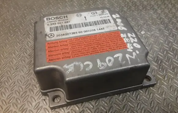 Mercedes-Benz CLK A209 C209 Airbag control unit/module 2038207385