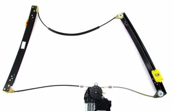 Sliding door window regulator with motor