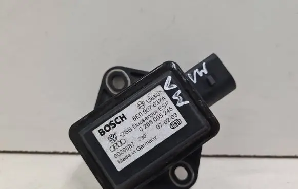 Volkswagen PASSAT B5 ESP acceleration yaw rate sensor 8E0907637A 0020687 0265005245
