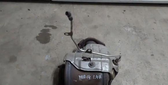 Toyota Yaris Catalyst/FAP/DPF particulate filter 