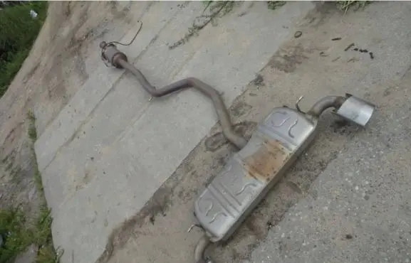 Mercedes-Benz B W246 W242 Muffler/silencer 