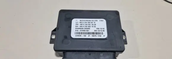 Mercedes-Benz A W176 Hand brake control module A2469006816 A2469013906 A2469021002
