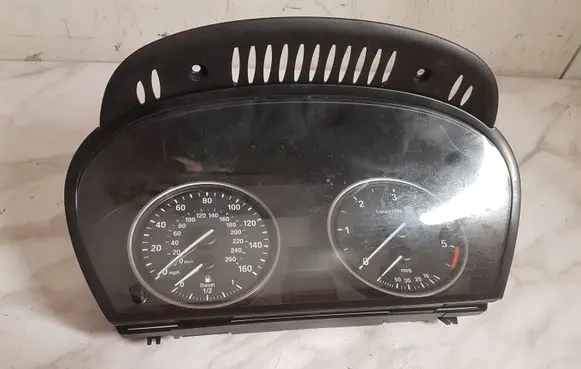 BMW 5 E60 E61 Speedometer (instrument cluster) 62119153756 A2C53103634