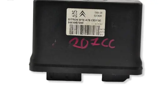 Peugeot 207 CC Convertible roof control unit 9664957280 09508 023828