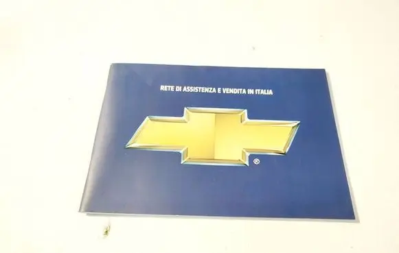 Chevrolet Captiva Owners service history hand book 