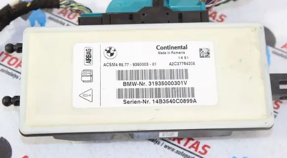 BMW X3 F25 Airbag control unit/module 9350003