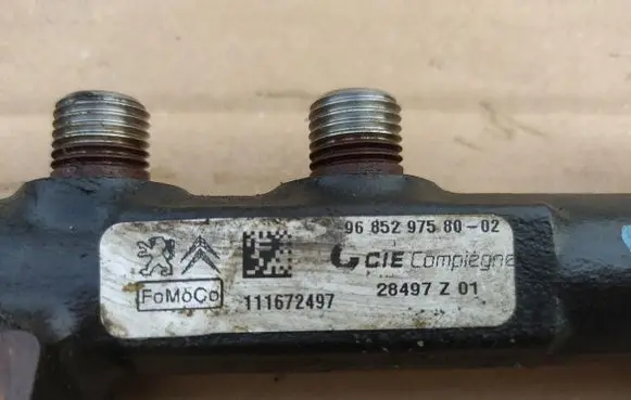 Ford Fiesta Fuel main line pipe 9670076780