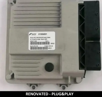 Fiat Grande Punto Engine control unit/module 51806501 7160008800 61D011X5I