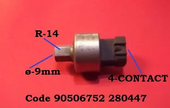 Opel Omega B1 Air conditioning (A/C) pressure sensor 90506752 280447