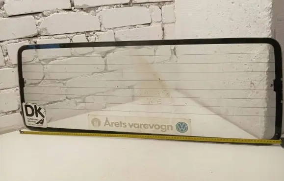 Volkswagen Transporter - Caravelle T4 Rear windscreen/windshield window 43R00048 DOT24M67AS2