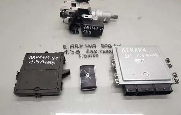 Renault Arkana Engine ECU kit and lock set 237107362S 237107363S 284B24171R
