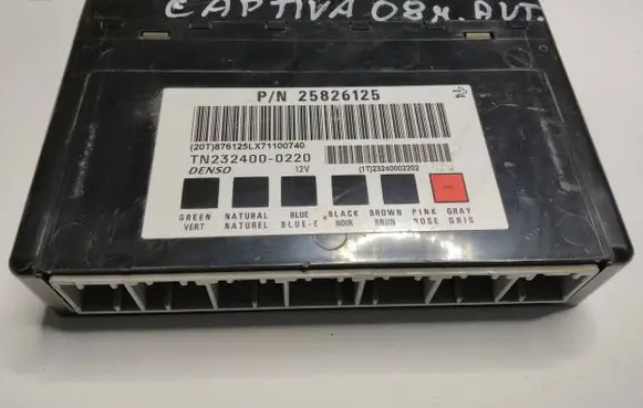 Chevrolet Captiva Comfort/convenience module 25826125 TN2324000220 23240002202