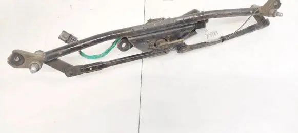 Front wiper linkage and motor