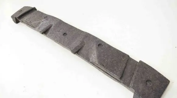 Front bumper foam support bar
