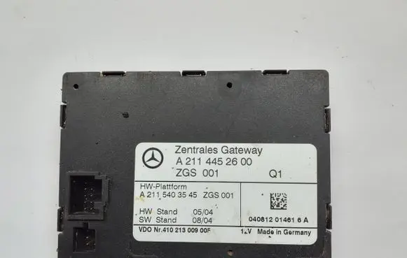 Mercedes-Benz SL R230 Gateway control module A2115403545 41021300900F A2114452600