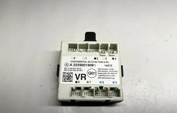 Mercedes-Benz C W205 Door control unit/module A2229001908