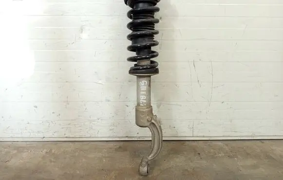 Front shock absorber with coil spring
