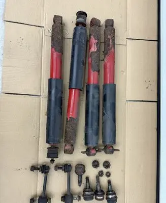Jeep Wrangler Set of springs and shock absorbers (Front and rear) 68087362AE 52059975AC 05168188AD