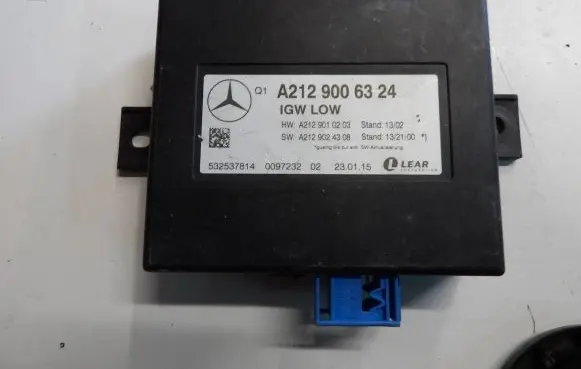 Mercedes-Benz E W212 Other control units/modules A2129006324 532537814 A2129010203