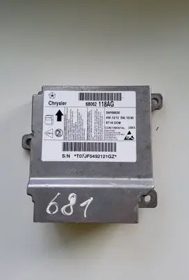 Chrysler Town & Country V Airbag control unit/module 68062118AG 5WY86930 T0TJF0492121GZ