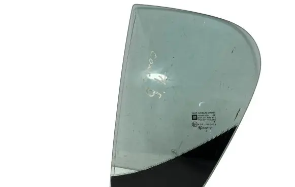Opel Corsa E Rear vent window glass DOT211M86AS2 43R000479 E000191