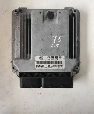 Volkswagen Transporter - Caravelle T5 Engine control unit/module 070906016AJ 1039S07534 0281011568