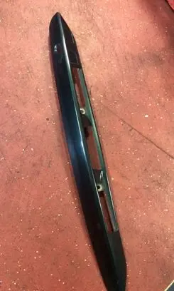 Trunk door license plate light bar