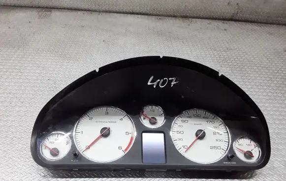 Peugeot 407 Speedometer (instrument cluster) 9658138580