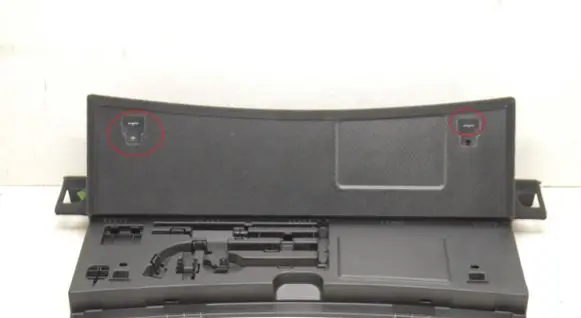 Audi A4 S4 B8 8K Trunk/boot floor carpet liner 8K9861529B