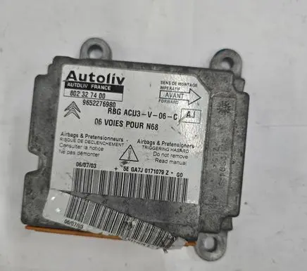 Citroen Xsara Picasso Airbag control unit/module 9652276980 602327400