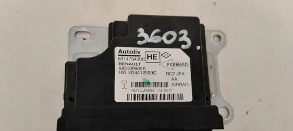 Renault Scenic IV - Grand scenic IV Airbag control unit/module 631475400C 985109965R 634412300C