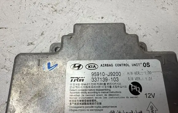 Hyundai Kona I Airbag control unit/module 95910J9200