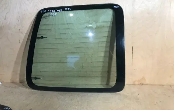 Peugeot Partner Loading door trunk window/glass AS2 SEKURIT