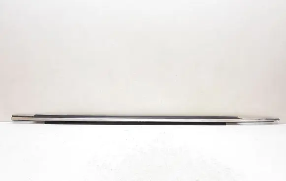 Front door glass trim molding