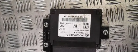 Volkswagen PASSAT B7 Hand brake control module 3aa907801g