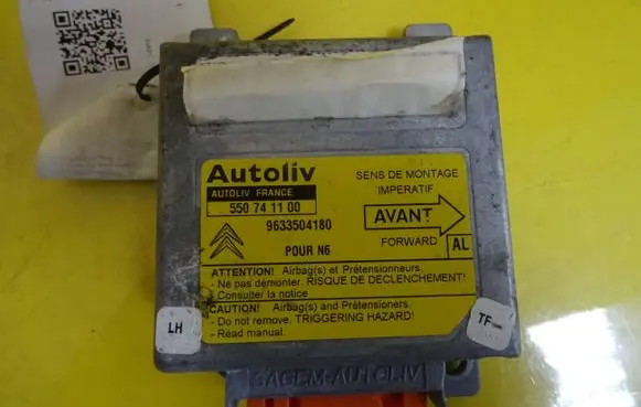 Citroen Xsara Airbag control unit/module 550741100 9633504180