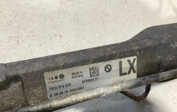 BMW 3 E92 E93 Steering rack 7853974528 6794934 00047997