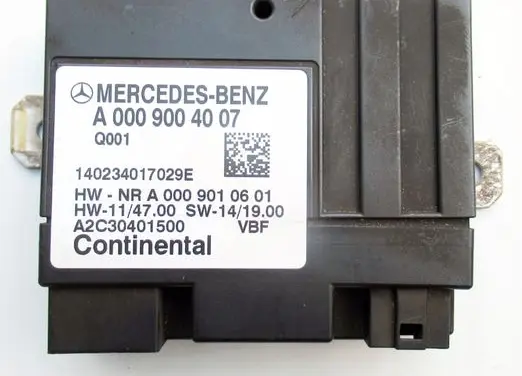 Mercedes-Benz C W205 Fuel injection pump control unit/module A0009004007