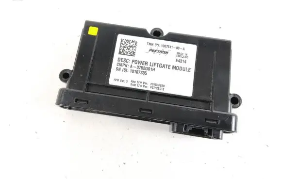 Tesla Model S Tailgate/trunk control unit/module 100751100A 10107335 A0752G01H