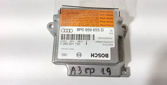 Audi A3 S3 8P Airbag control unit/module 8P0959655D 0285001700