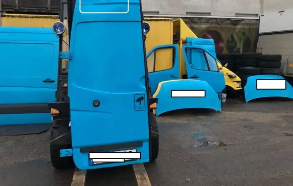 Mercedes-Benz Sprinter W906 Rear door 2E1827091Q 9067400905 9067402300