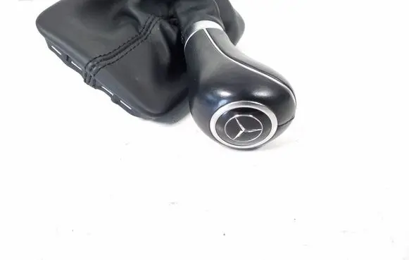 Mercedes-Benz E C207 W207 Gear lever shifter trim leather/knob
