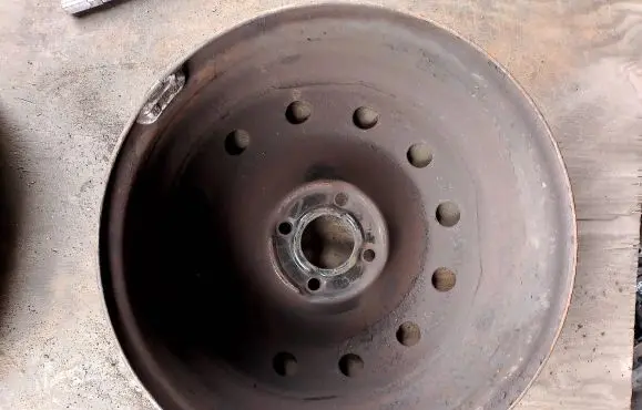 Renault Clio III R15 steel rim 
