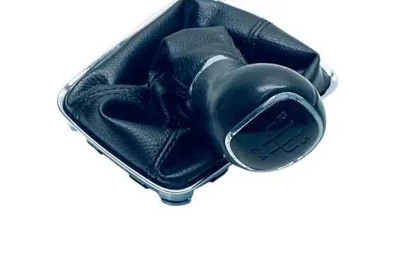 Gear lever shifter trim leather/knob