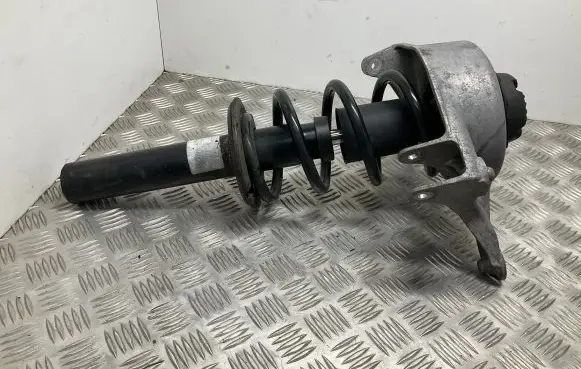 Front shock absorber with coil spring