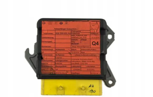 Skoda Superb B8 (3V) Airbag control unit/module 5Q0959655AH